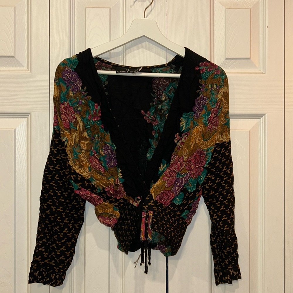 Vintage Carole Little Boho Blouse